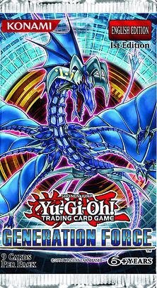 YuGiOh ZEXAL Generation Force Booster Pack