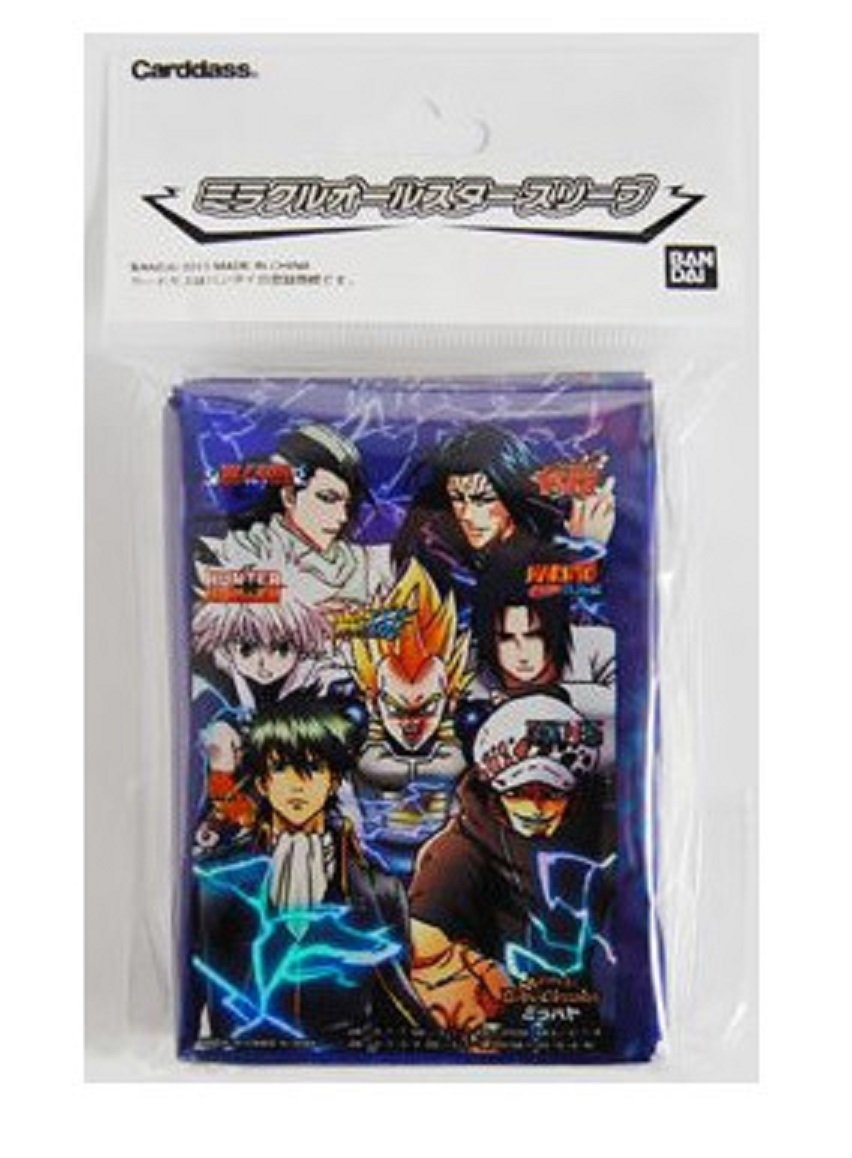 ALL STAR RIVALS One Piece Naruto Bleach Dragon Ball Z Character Card Sleeves TCG CCG MTG Magic Weiss Schwarz