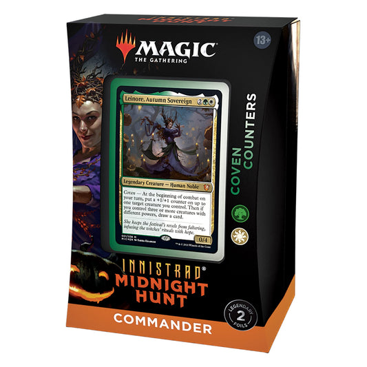 Magic: The Gathering Innistrad: Midnight Hunt Commander Deck – Coven Counters (Green-White)