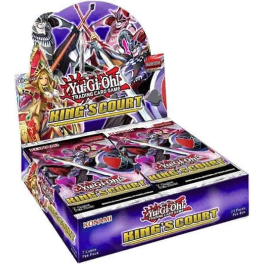 YuGiOh King's Court Booster Box (24 Packs, 7 Cards per Pack)