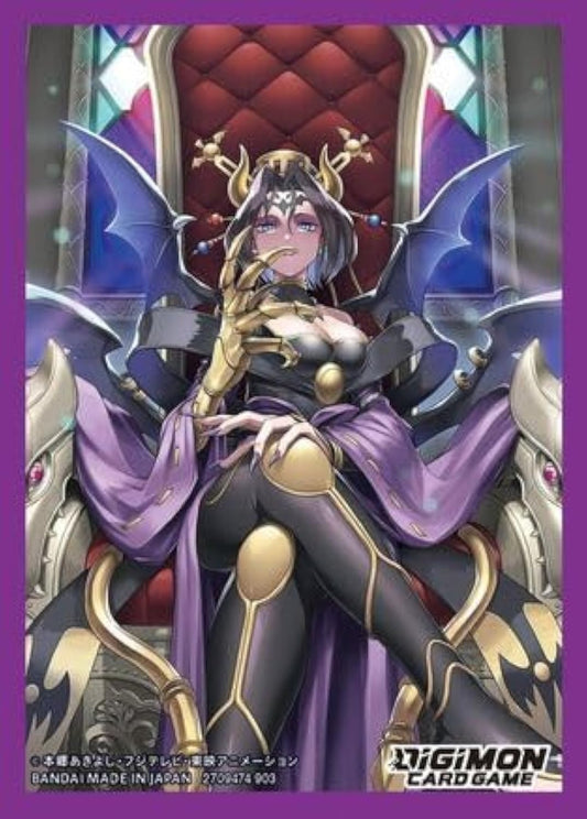 BANDAI Digimon Card Game Official Sleeves - Digimon Lilithmon Card Sleeves 2024 (60-Pack)