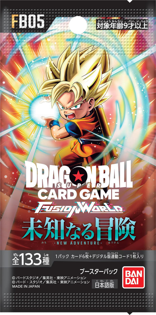 Bandai Dragon Ball Super Card Game Fusion World Booster Box - Unknown Adventure (FB05) (Japanese) - 24 Pack