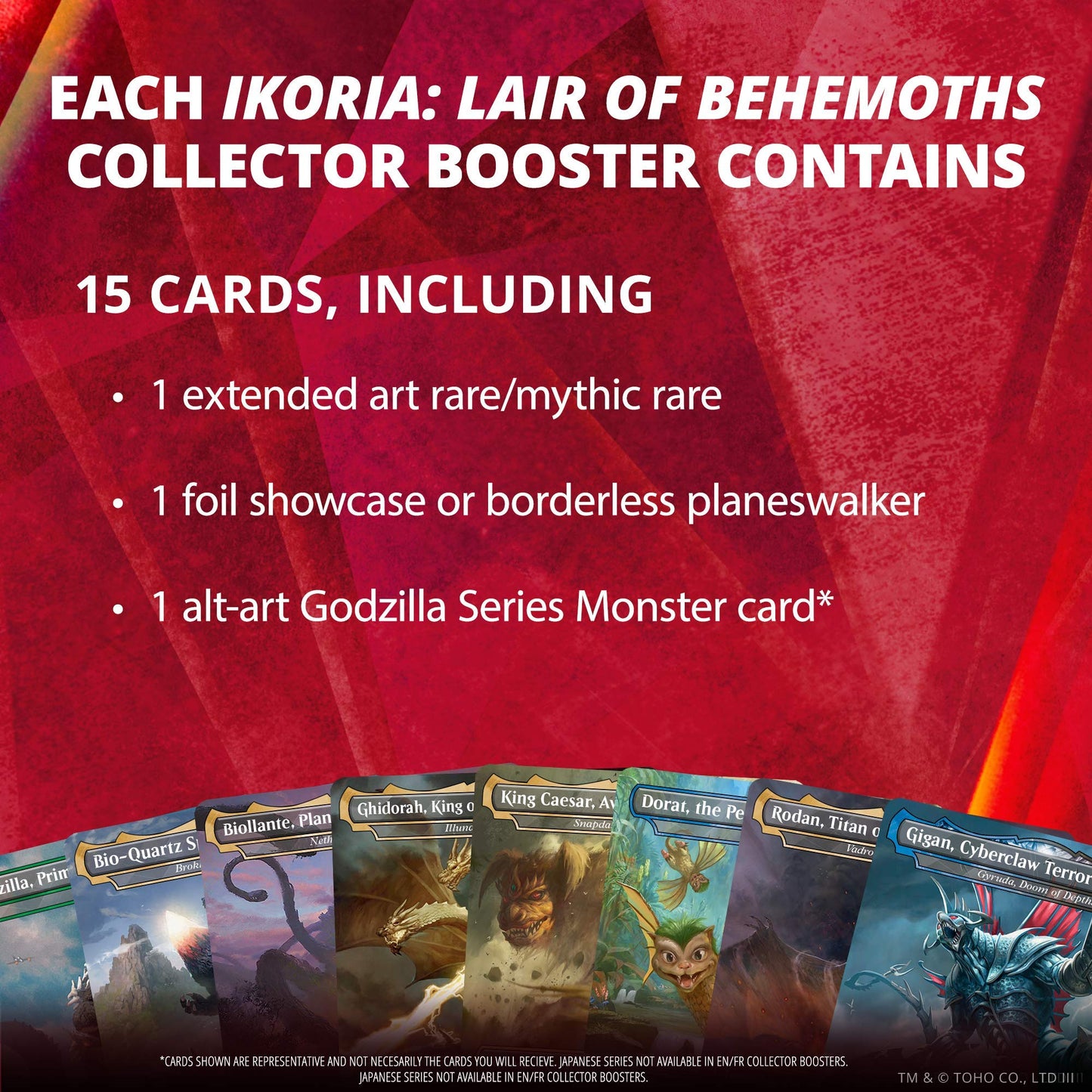 Magic: The Gathering Ikoria: Lair of Behemoths Collector Booster | 15 Card Booster Pack | Stylized Collectible Cards