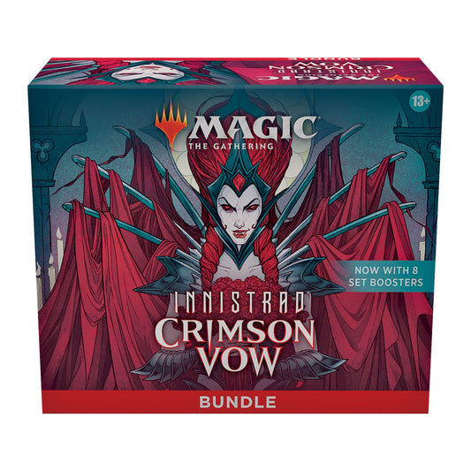 Magic: The Gathering Innistrad: Crimson Vow Bundle | 8 Set Boosters + Accessories