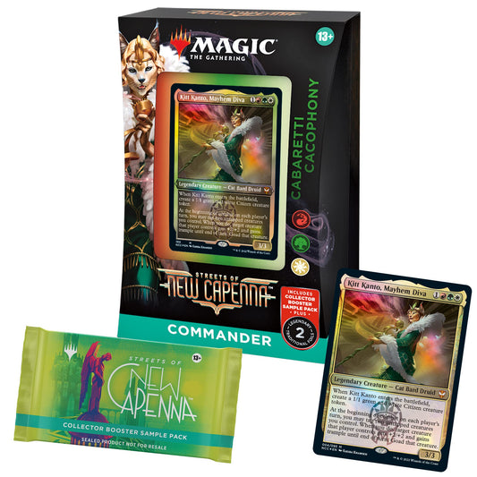 Magic: The Gathering Streets of New Capenna 5 Commander Deck Bundle – Includes 1 Obscura Operation, 1 Maestros Massacre, 1 Riveteers Rampage, 1 Cabaretti Cacophony, 1 Bedecked Brokers