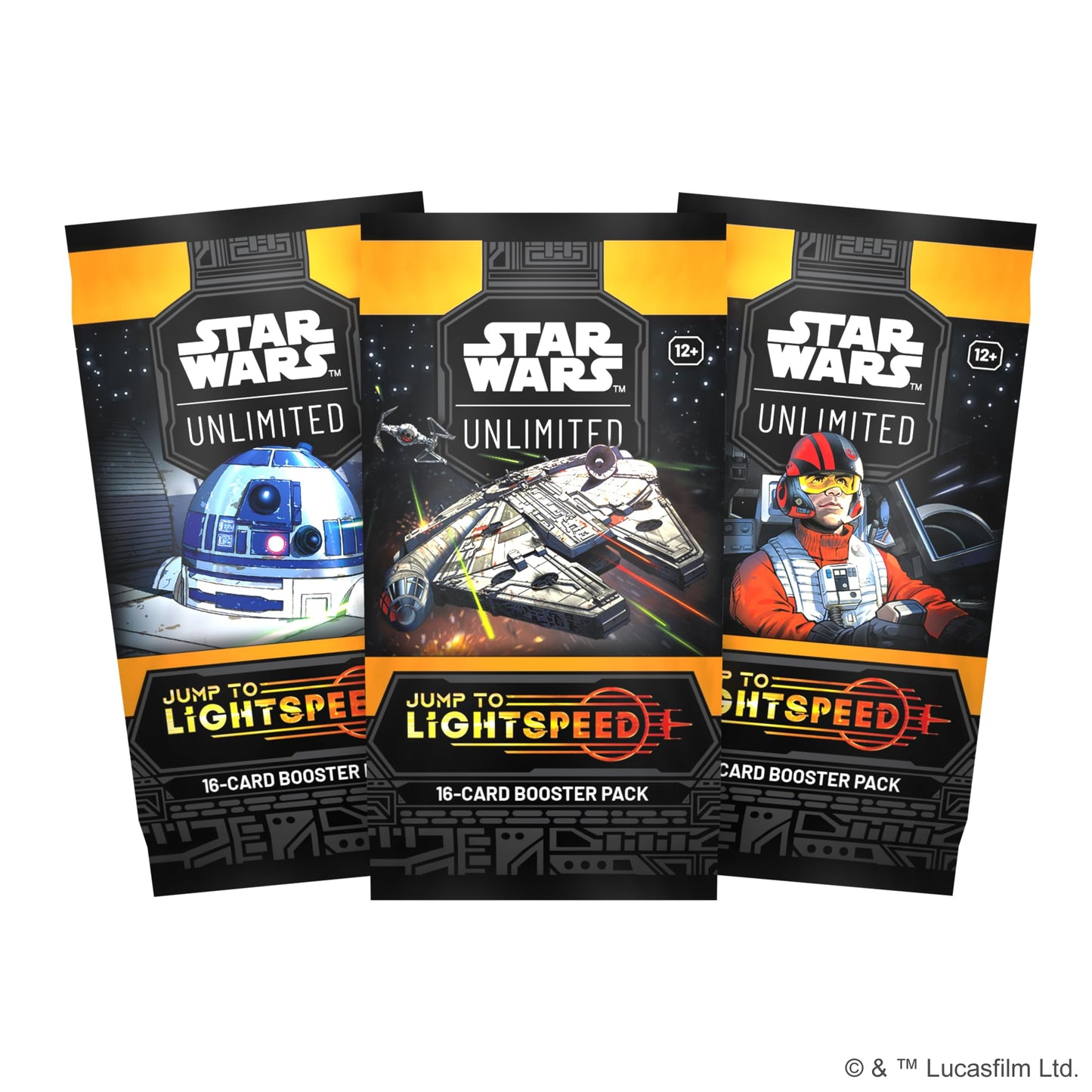 Asmodee Star Wars: Unlimited TCG Jump to Lightspeed Booster Display (Set of 24 Booster Packs) - Trading Card Game for Kids & Adults, Ages 12+, 2+ Players, 20 Min Playtime