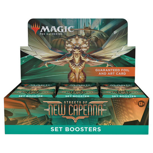 Magic: The Gathering Streets of New Capenna Set Booster Box | 30 Packs + 1 Box Topper (361 Magic Cards)