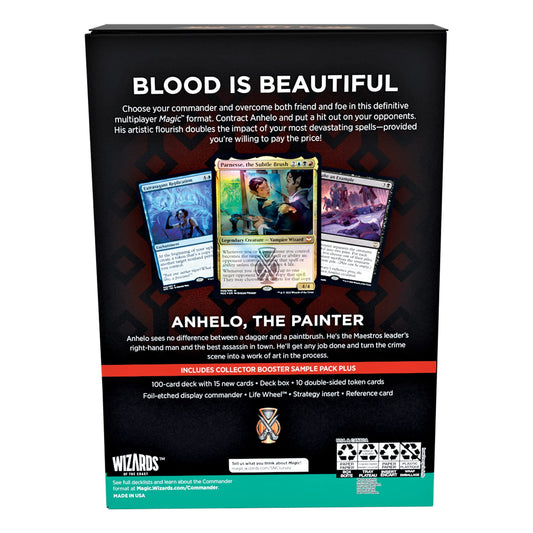 Magic: The Gathering Streets of New Capenna Commander Deck – Maestros Massacre + Collector Booster Sample Pack