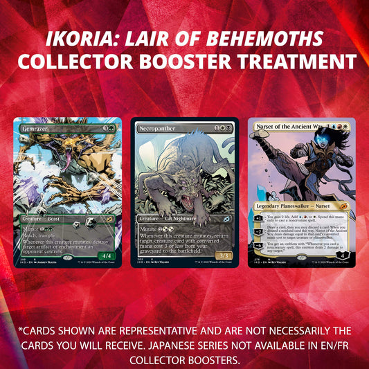Magic: The Gathering Ikoria: Lair of Behemoths Collector Booster | 15 Card Booster Pack | Stylized Collectible Cards