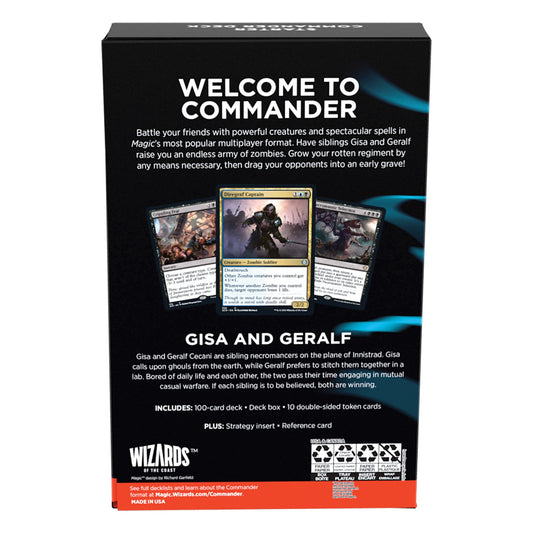 Magic: The Gathering Starter Commander Deck – Grave Danger (Blue-Black) | Ready-to-Play Deck for Beginners and Fans | Ages 13+ | Collectible Card Games