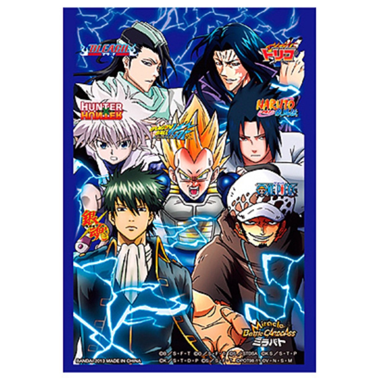 ALL STAR RIVALS One Piece Naruto Bleach Dragon Ball Z Character Card Sleeves TCG CCG MTG Magic Weiss Schwarz