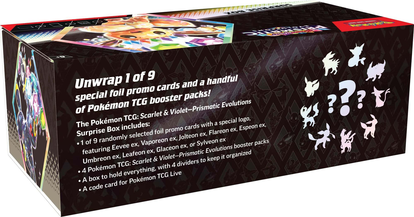 Pokemon TCG Scarlet & Violet 8.5 Prismatic Evolutions Surprise Box