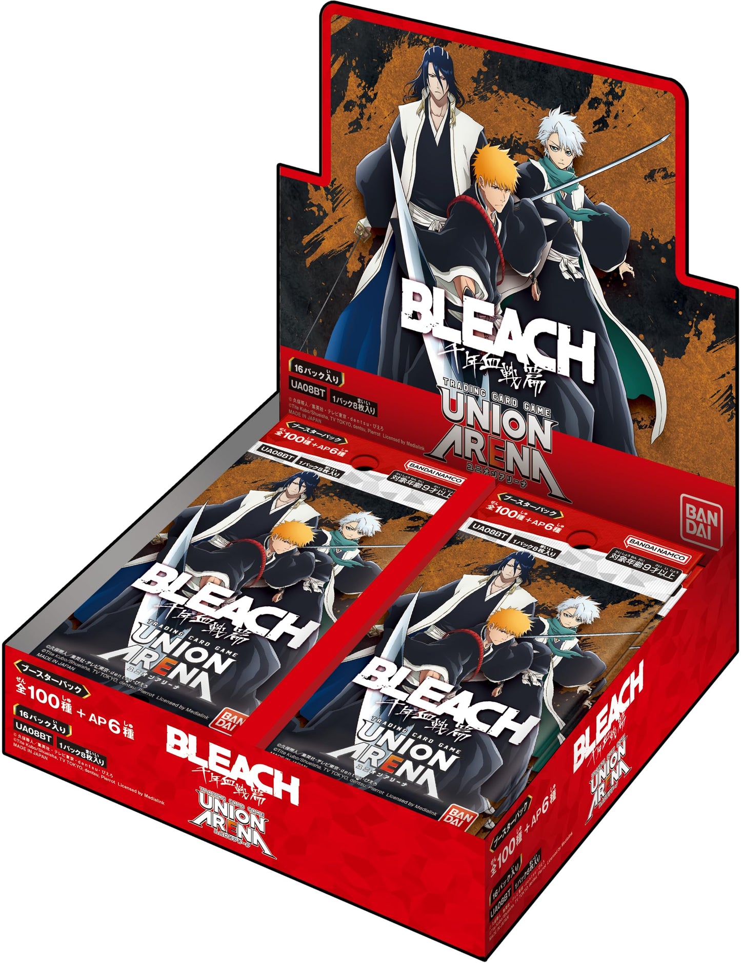 Bandai (BANDAI) UNION ARENA Booster Pack Bleach Millennium Blood Warfare [UA08BT] (Box) 16 Pack