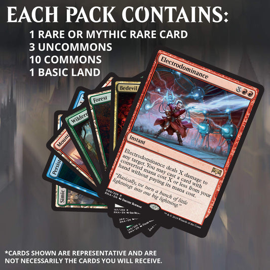 Magic: The Gathering Ravnica Allegiance Bundle | 10 Booster Packs + Land Cards (230 Cards) | Accessories