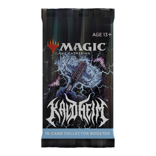 Magic: The Gathering Kaldheim Collector Booster Pack, 15 Magic Cards, Multi