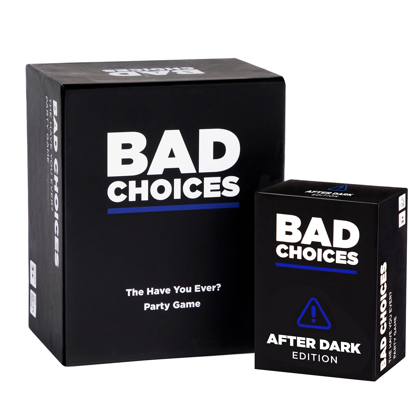 BAD CHOICES Party Game + After Dark Edition Set - Hilarious Adult Card Game for White Elephant Parties, Stocking Stuffers and Board Games Night with Your Friends
