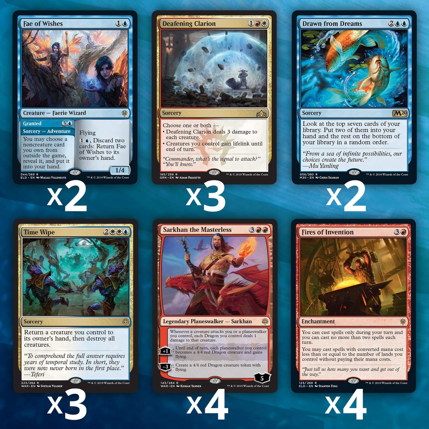 Allied Fires Deck | Magic: The Gathering Challenger Deck 2020 | Tournament-Ready | 75 Cards + Tokens