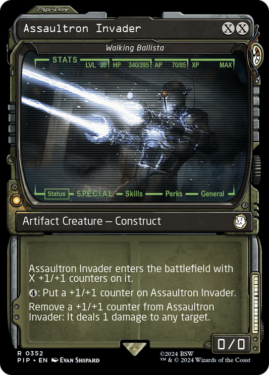 Assaultron Invader - Walking Ballista (Showcase) (PIP-352) - Fallout / Assaultron Invader: (Showcase)